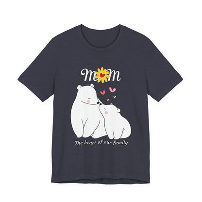 Mom Love Short Sleeve Tee, Cute Mom Shirt, Gift for Mom, Family Tee, Mother's Day Shirt, Mother's Day Gift