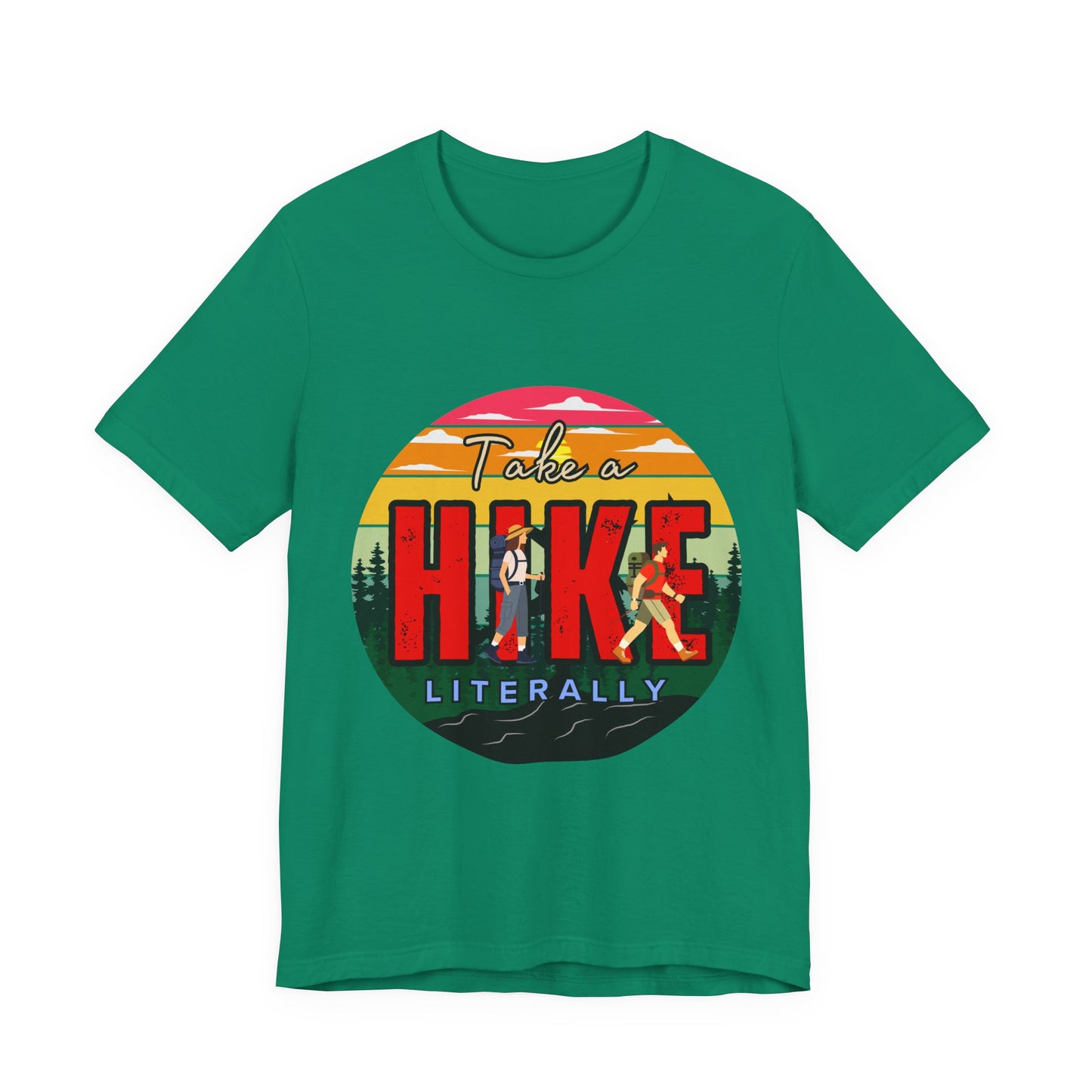 Take a Hike Shortsleeve Tee | Hiking Gift T-Shirt, Nature Lover Apparel, Outdoor Adventure Top, Summer Style, Funny Wilderness Shirt