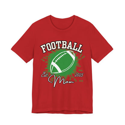 Football Mom Tee, Unisex Short Sleeve T-Shirt, Perfect Gift for Sports Moms, Game Day Apparel, Casual Weekend Wear