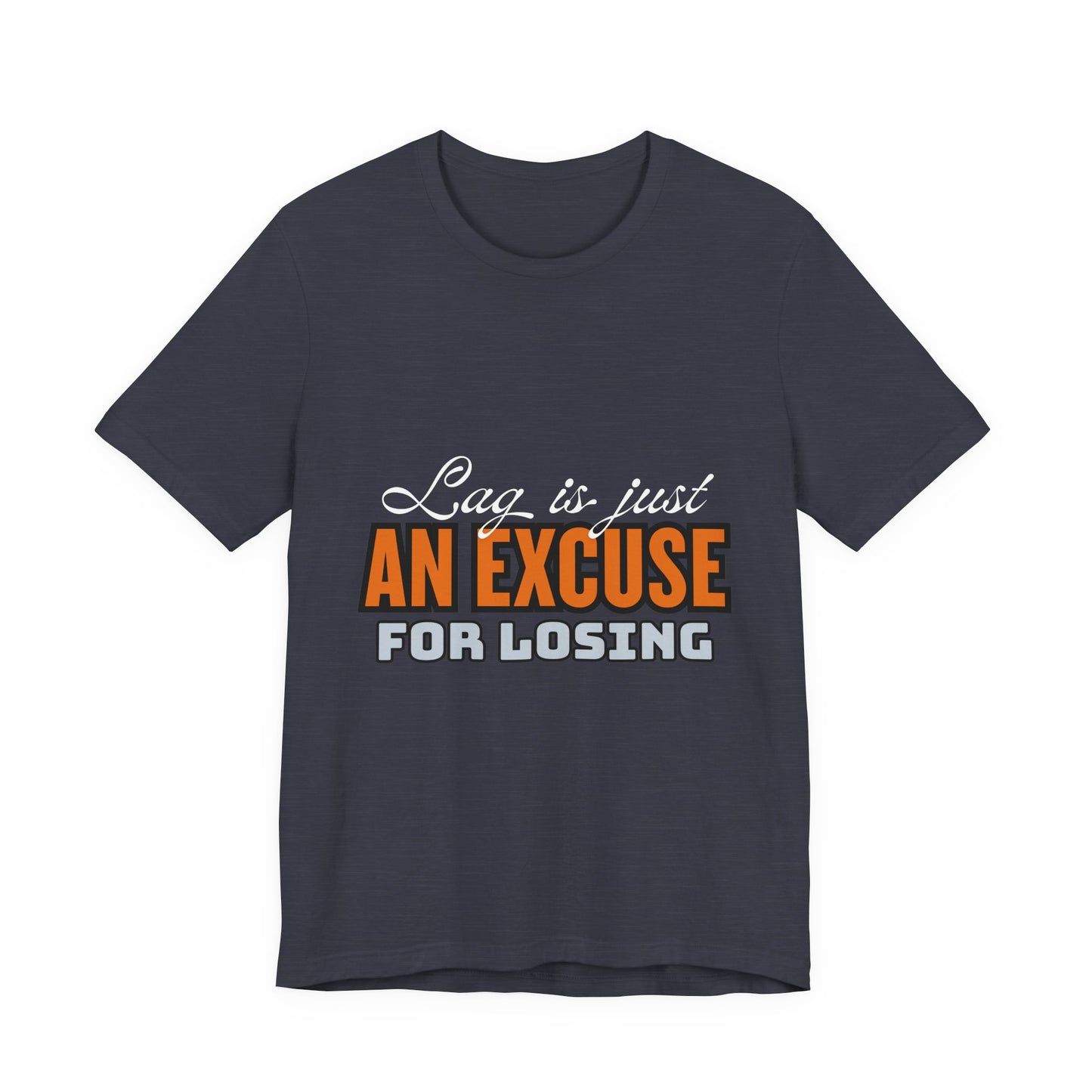 Motivational Fitness Tee, Unisex Jersey Short Sleeve Tee - 'Laziness is just an excuse for losing', Workout Apparel, Gym Shirt, Gift [...]
