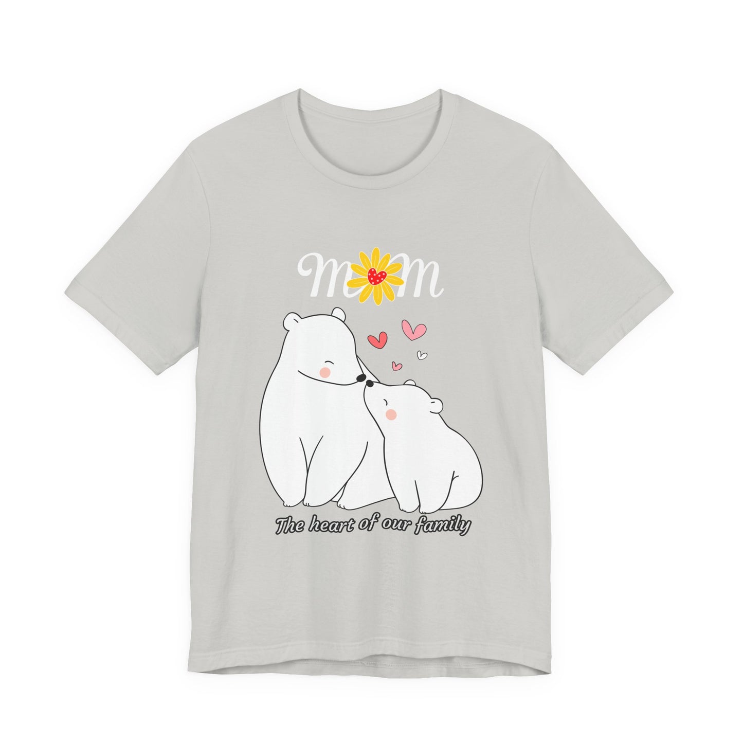 Mom Love Short Sleeve Tee, Cute Mom Shirt, Gift for Mom, Family Tee, Mother's Day Shirt, Mother's Day Gift