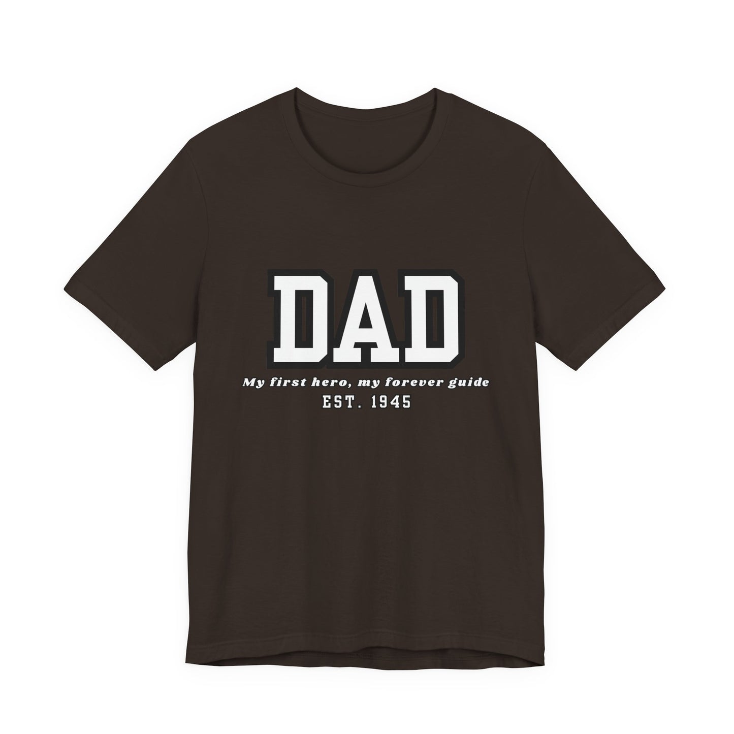 Dad Est. 1986 Unisex Tee - Gift for Father's Day, Birthday Tee, Casual Wear, Family T-Shirt, Dad's Day Out