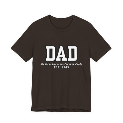 Dad Est. 1986 Unisex Tee - Gift for Father's Day, Birthday Tee, Casual Wear, Family T-Shirt, Dad's Day Out