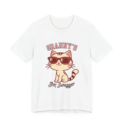 Cool Cat Grandma Tee | Fun Cat Shirt, Gifts for Cat Lovers, Quirky Quote Top, Cat Mom Gift, Casual Wear