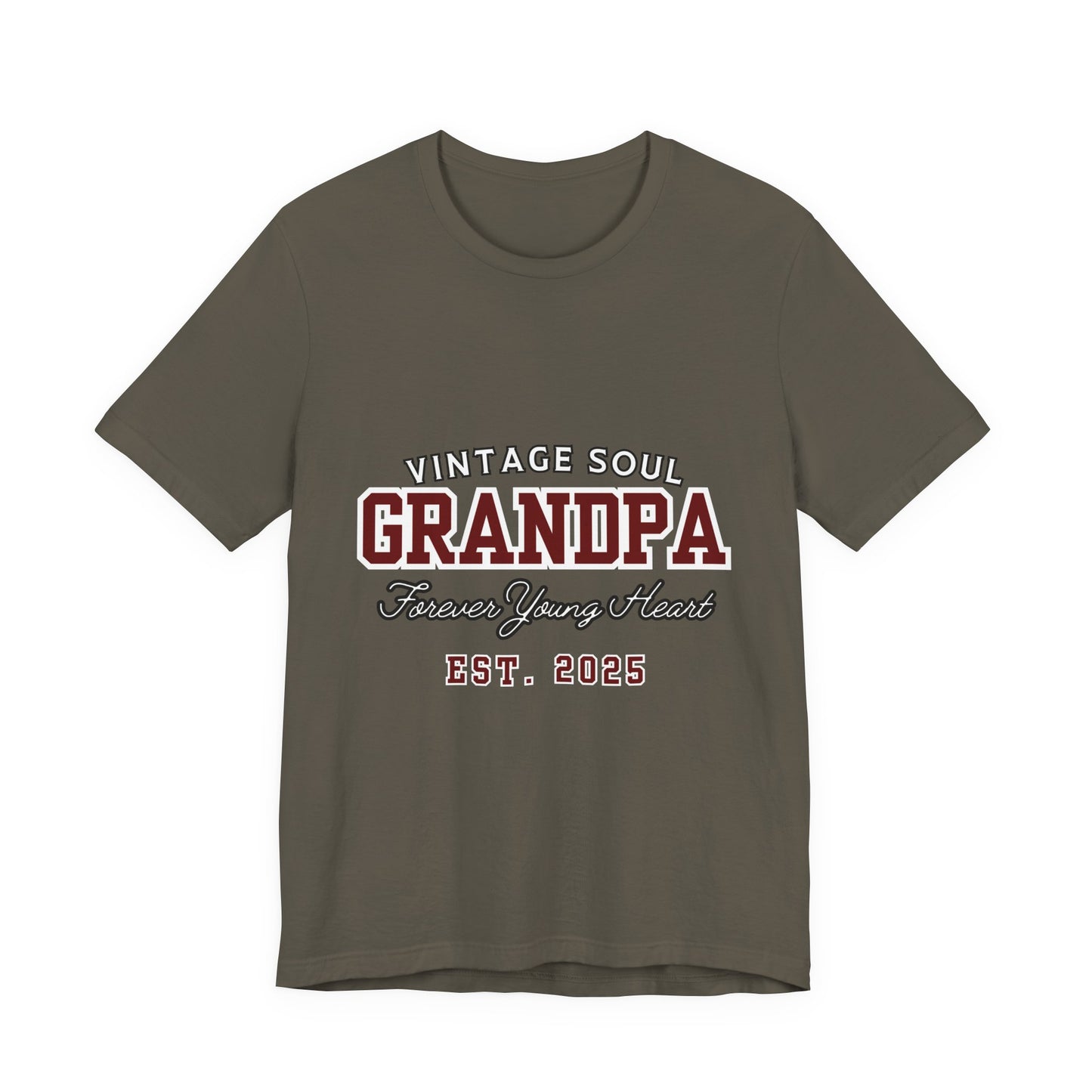 Vintage Soul Grandpa Tee | Perfect Gift for New Grandpas, Father's Day Present, Casual Wear, Family Gatherings, Comfortable Style