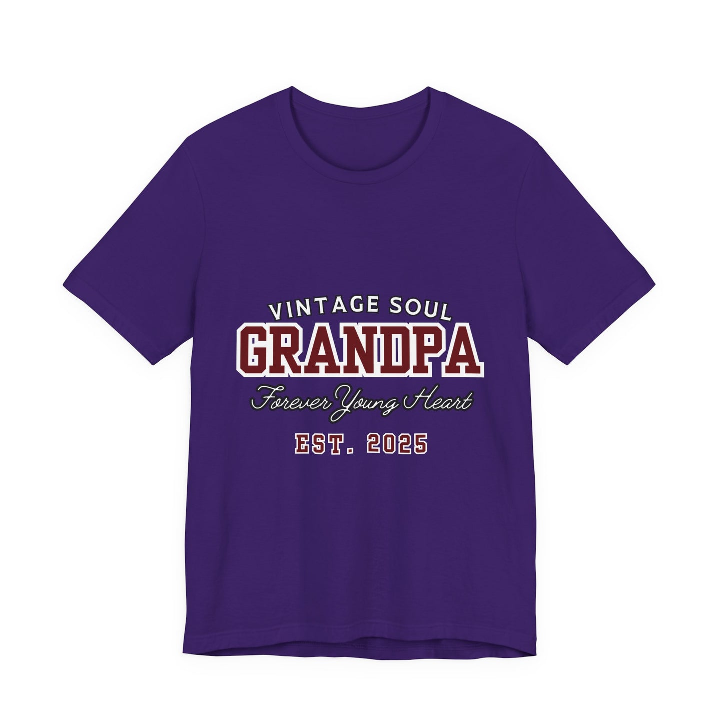 Vintage Soul Grandpa Tee | Perfect Gift for New Grandpas, Father's Day Present, Casual Wear, Family Gatherings, Comfortable Style