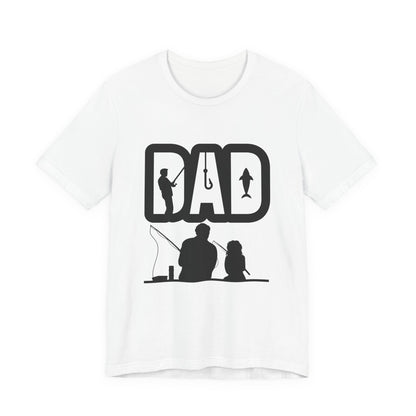 Father and Child Fishing Tee, Perfect Gift for Dads, Fishing Enthusiast Shirt, Father's Day Apparel, Family Bonding Tee