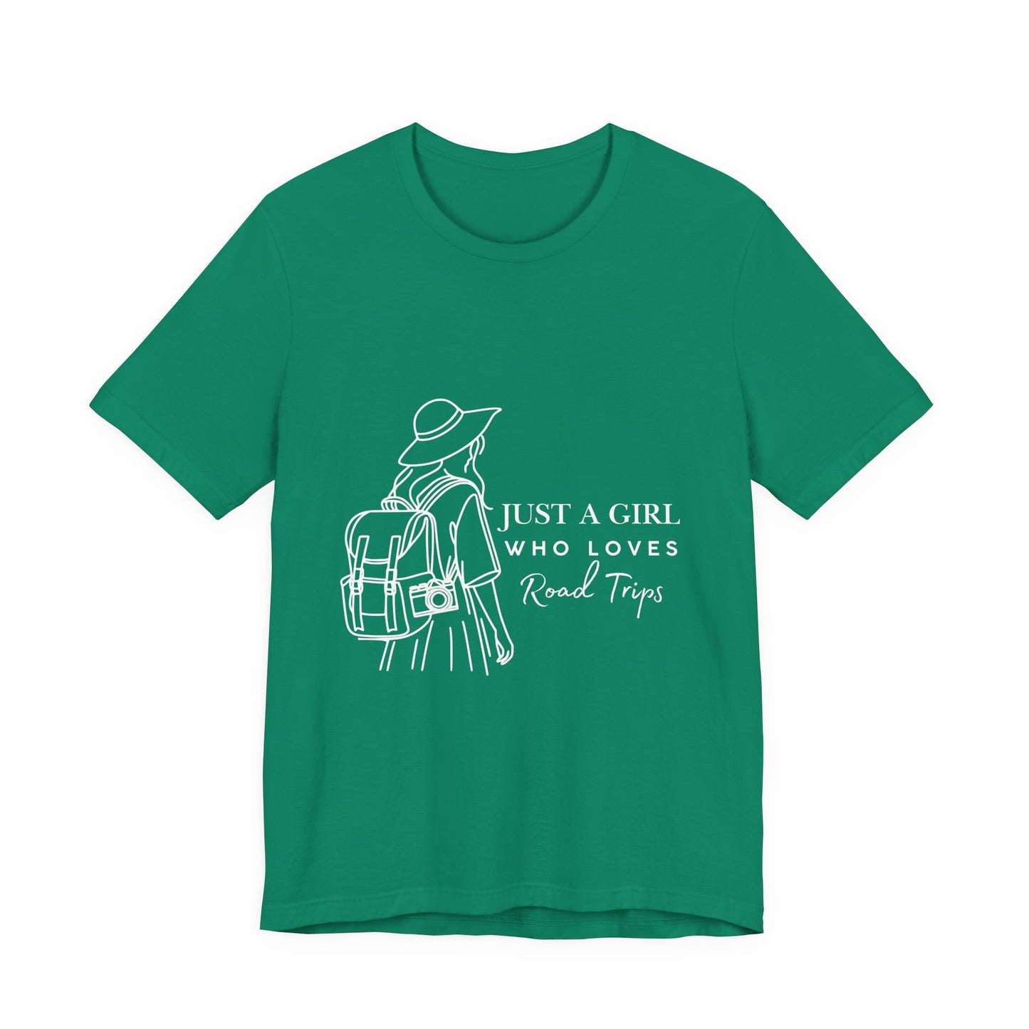 Adventure-Ready Tee for Girls | 'Just a Girl Who Loves Road Trips' | Travel Shirt, Vacation Outfit, Gift for Travelers, Summer [...]