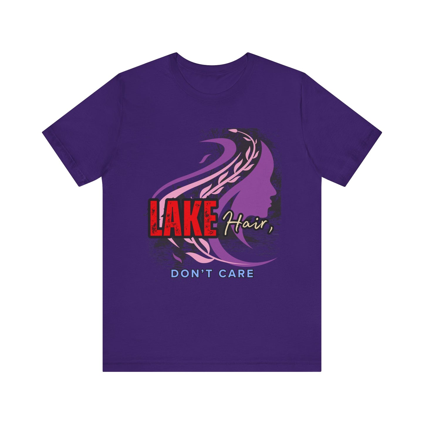 Lake Hair Don't Care Tee - Perfect for Summer Days, Lake Lovers, Beach Trips, Casual Wear, Vacation Tees, Gifts
