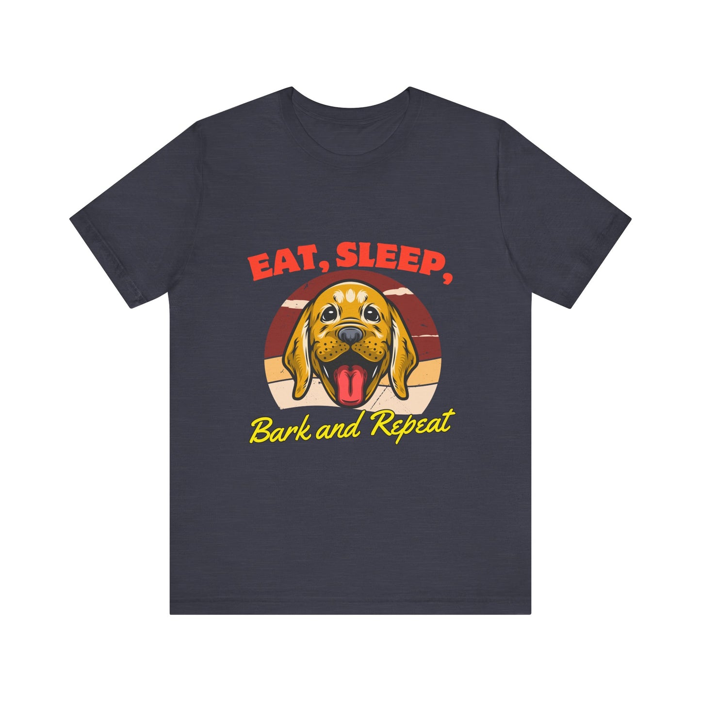 Dog Lover's Eat, Sleep, Bark Tee | Funny Pet T-Shirt, Gift for Dog Owners, Cute Canine Apparel, Dog Mom Shirt, Animal Lover Tops