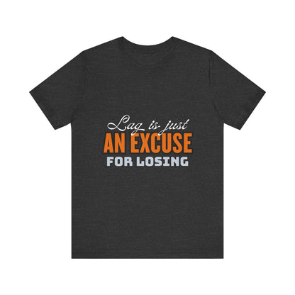 Motivational Fitness Tee, Unisex Jersey Short Sleeve Tee - 'Laziness is just an excuse for losing', Workout Apparel, Gym Shirt, Gift [...]