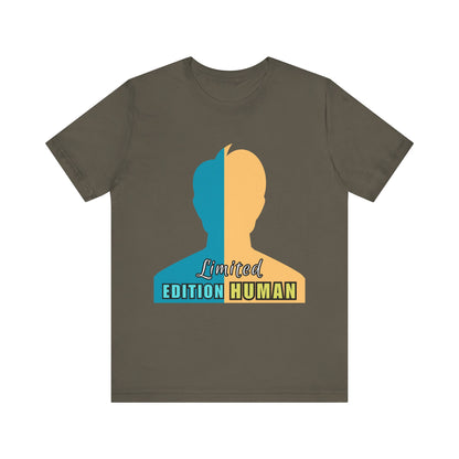 Limited Edition Human Tee - Unisex Jersey Short Sleeve T-Shirt, Casual Wear, Gift for Him/Her, Fun Birthday Gift, Trendy Graphic Tee