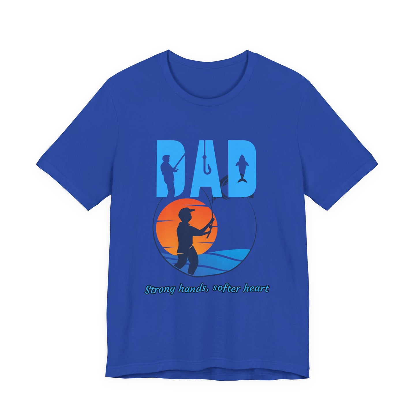 Fishing Dad Tee - Strong Hands, Soft Heart | Great Gift for Father's Day, Casual Wear, Outdoor Adventures, Dad's Birthday, Summer [...]