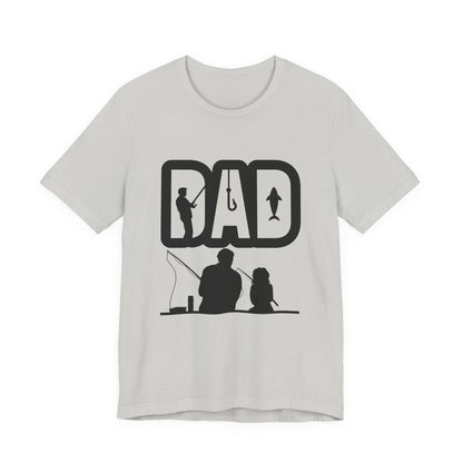 Father and Child Fishing Tee, Perfect Gift for Dads, Fishing Enthusiast Shirt, Father's Day Apparel, Family Bonding Tee