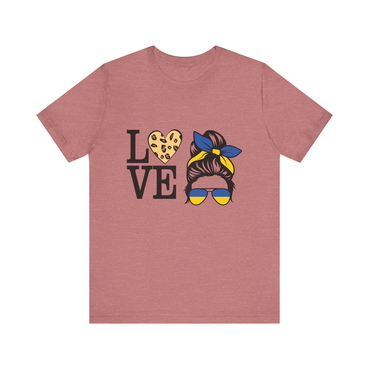 Stylish Love Graphic Tee, Casual Shirt, Gift for Her, Summer Fashion, Trendy Outfit, Valentine's Day, Birthday Gift