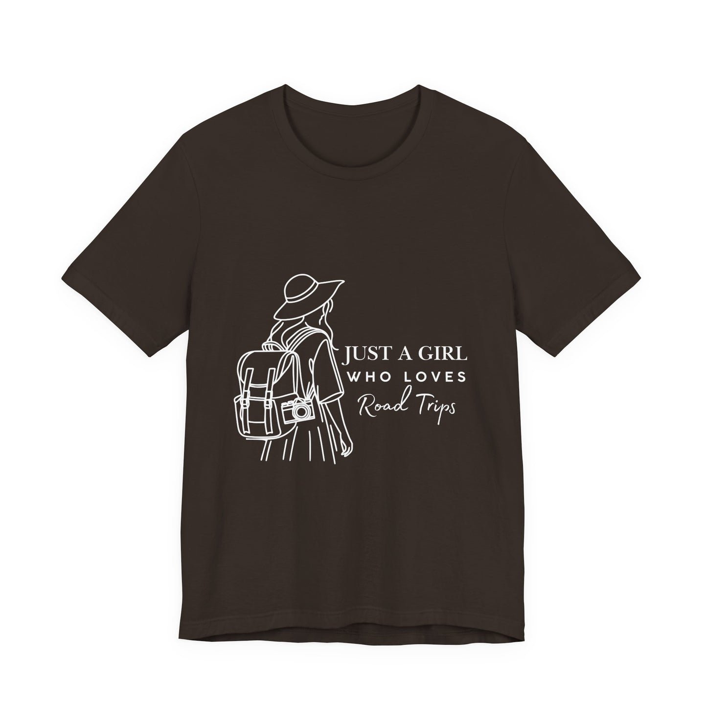 Adventure-Ready Tee for Girls | 'Just a Girl Who Loves Road Trips' | Travel Shirt, Vacation Outfit, Gift for Travelers, Summer [...]