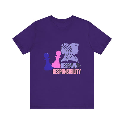 Chess Inspired Graphic Tee, Gamer Shirt, Motivational Quote Top, Casual Wear, Unique Gift for Gamers, Fun Tournament Attire