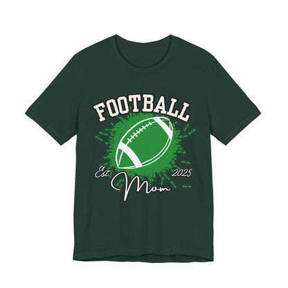 Football Mom Tee, Unisex Short Sleeve T-Shirt, Perfect Gift for Sports Moms, Game Day Apparel, Casual Weekend Wear