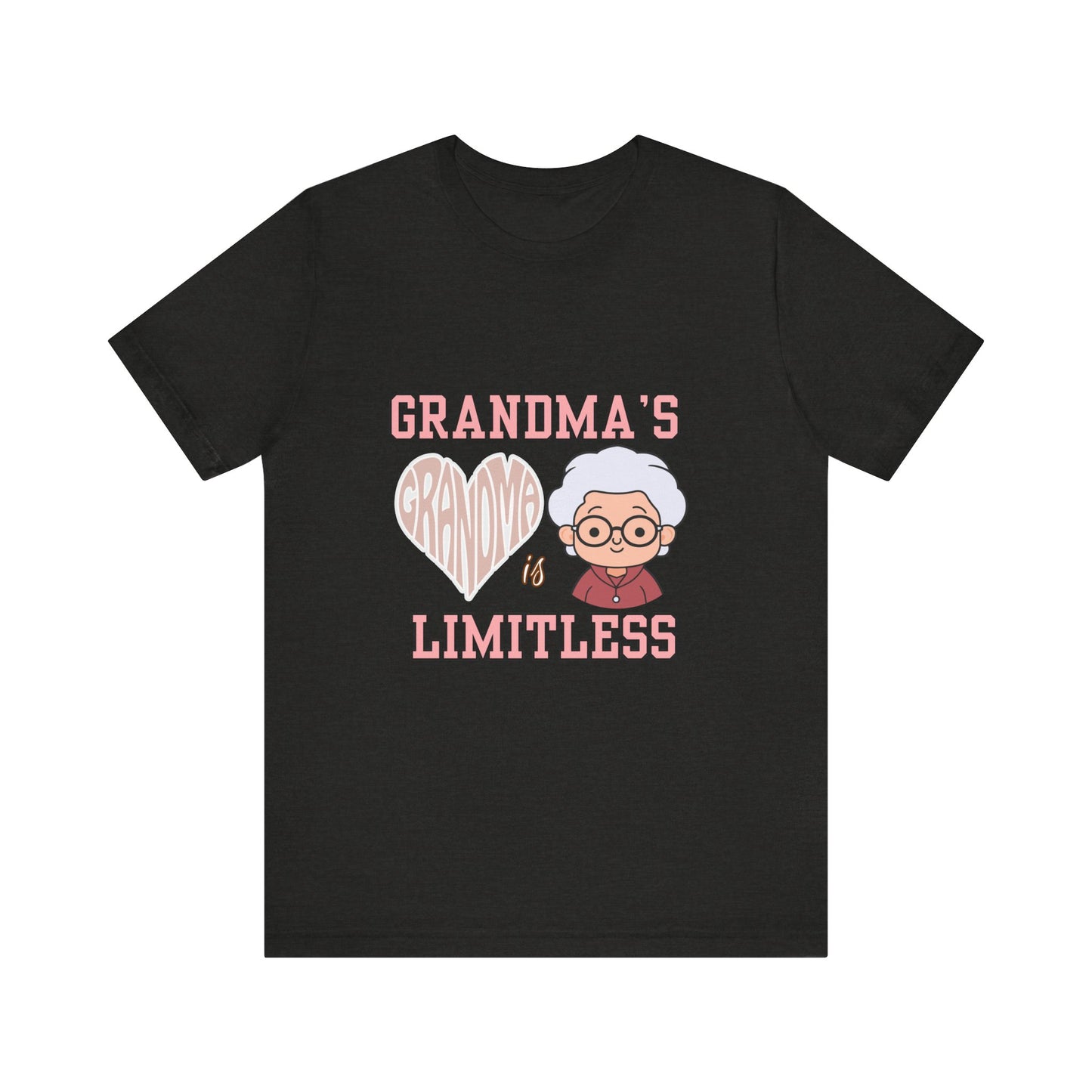 Grandma's Limitless Love Unisex Tee, Cute Grandmother Gift, Family Reunion Shirt, Mother's Day Tee, Comfortable Everyday Wear, [...]