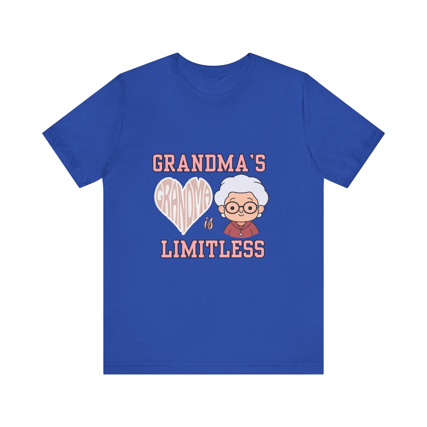 Grandma's Limitless Love Unisex Tee, Cute Grandmother Gift, Family Reunion Shirt, Mother's Day Tee, Comfortable Everyday Wear, [...]