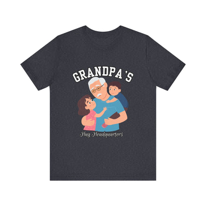 Grandpa's Fun Headquarters Tee | Family Gift, Father's Day, Grandparent's Day, Casual Wear, Cute Graphic Shirt