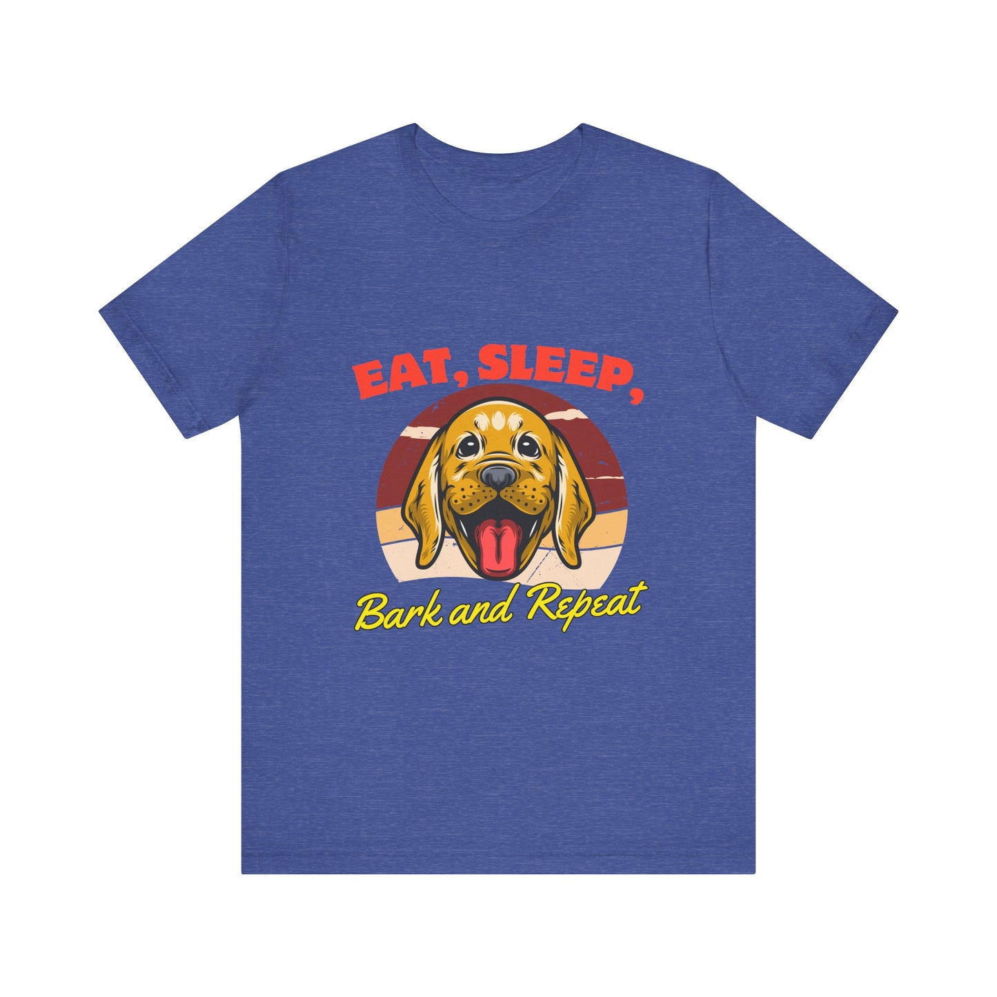 Dog Lover's Eat, Sleep, Bark Tee | Funny Pet T-Shirt, Gift for Dog Owners, Cute Canine Apparel, Dog Mom Shirt, Animal Lover Tops