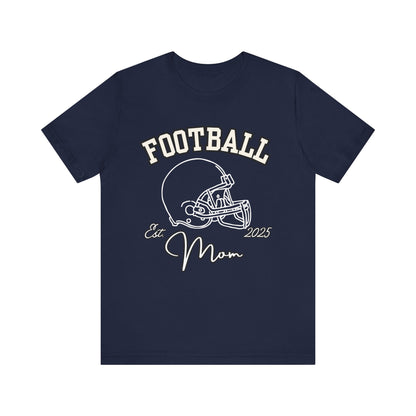 Football Mom Unisex Tee, Sports Fan Shirt, Gift for Moms, Casual Wear, Football Season Apparel, Family Game Day Top