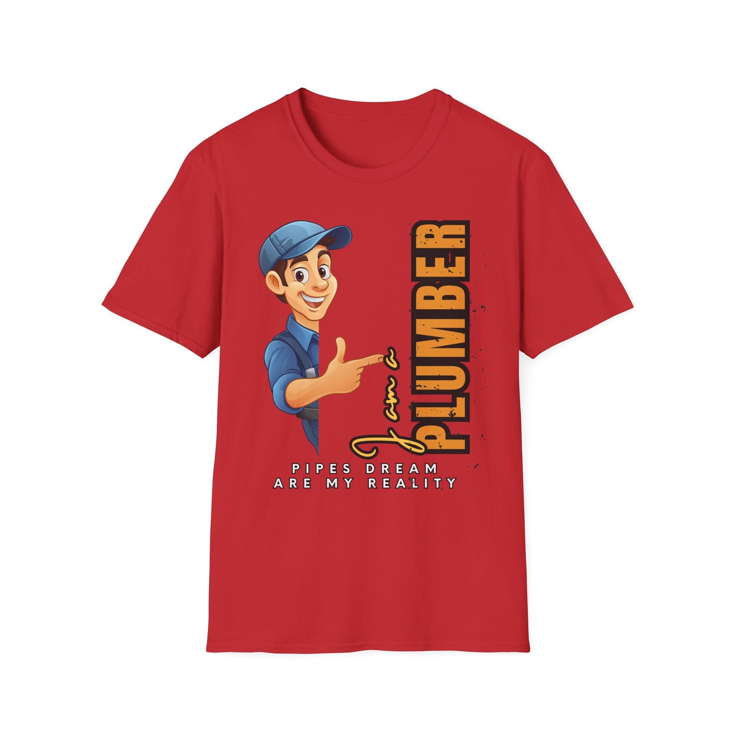 Plumber RealityT-Shirt, Funny Plumbing Tee, Gift for Plumbers, Casual Work Shirt, Father's Day Gift, Home Repair Humor