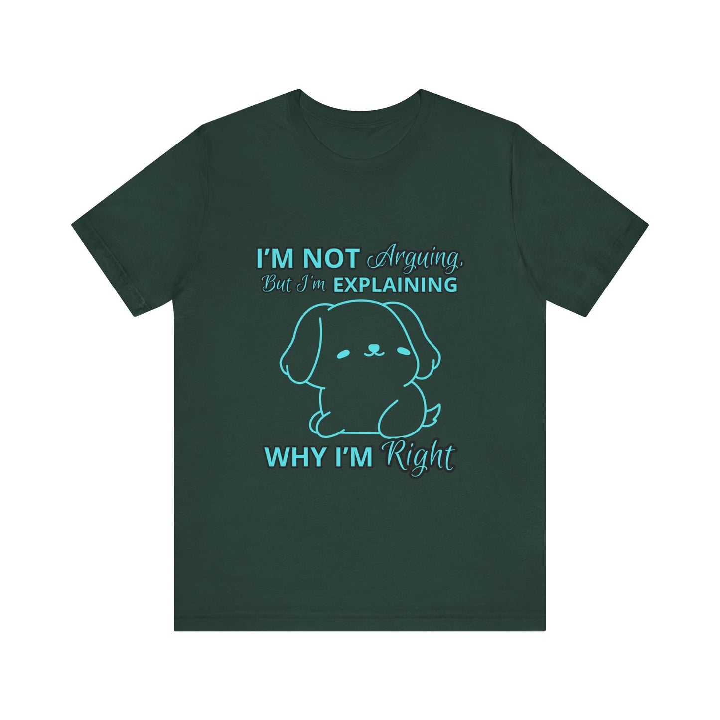 Funny Explaining Dog T-Shirt, Unisex Tee for Dog Lovers, Humor Shirt, Cute Pet Gift, Everyday Wear, Animal Lover Shirt