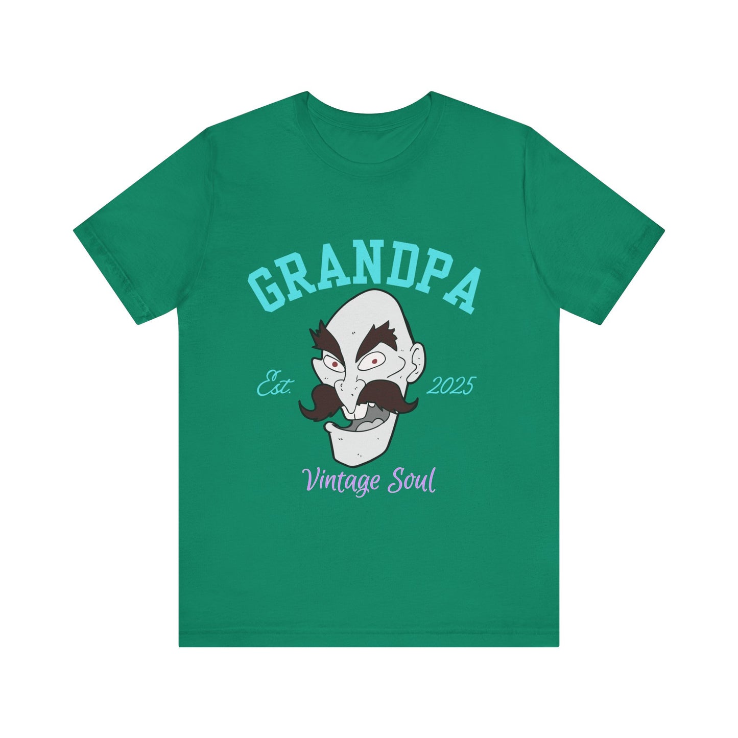 Grandpa Est 2025 Vintage Soul Tee, Funny Grandpa Gift, Unisex T-Shirt, Father's Day, Vintage Style, Gift for Grandpa