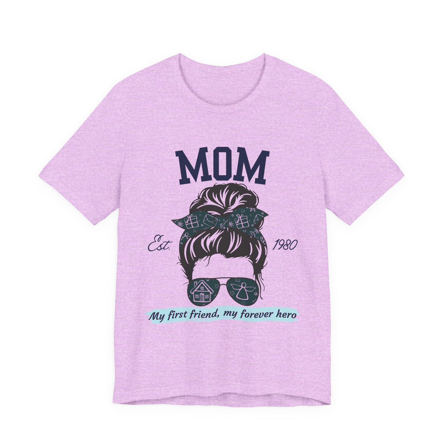 Mom Life Unisex Tee - Est. 1980, Gift for New Moms, Birthday Gift, Casual Wear, Mother's Day Shirt, Trendy Graphic T-Shirt