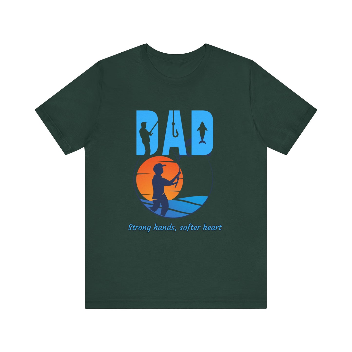 Fishing Dad Tee - Strong Hands, Soft Heart | Great Gift for Father's Day, Casual Wear, Outdoor Adventures, Dad's Birthday, Summer [...]
