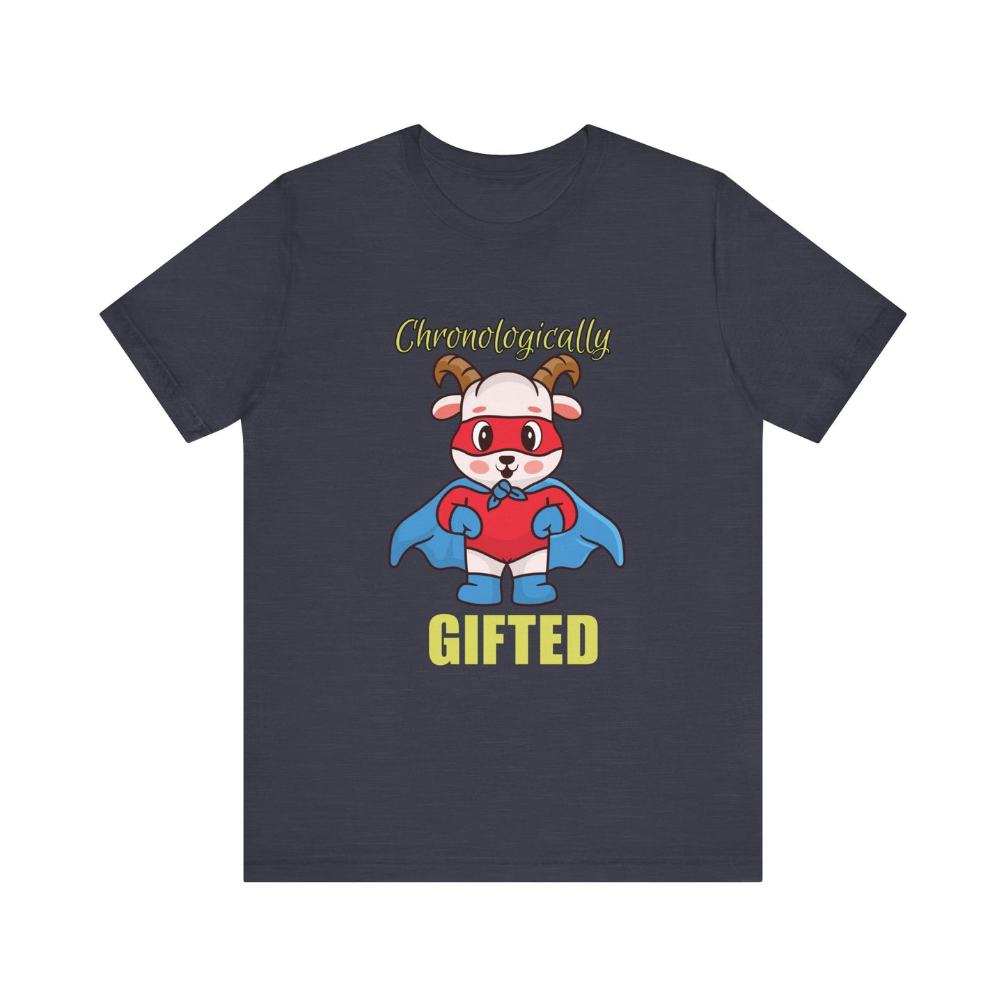Chronologically Gifted Superhero Tee, Fun T-Shirt for Kids, Birthday Gift, Unisex Short Sleeve, Comfortable Casual Wear, Cute Pet [...]