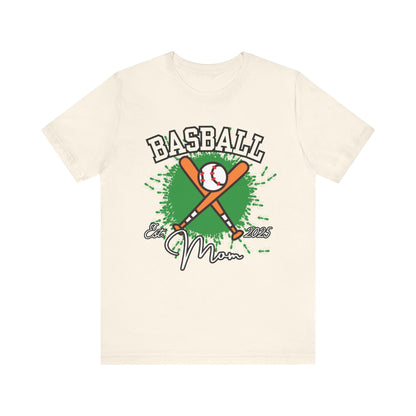 Baseball Mom Unisex Jersey Tee - Soft Cotton Shirt for Sports Enthusiasts, Great Gift for Mother's Day, Game Day Apparel, Team Spirit Wear
