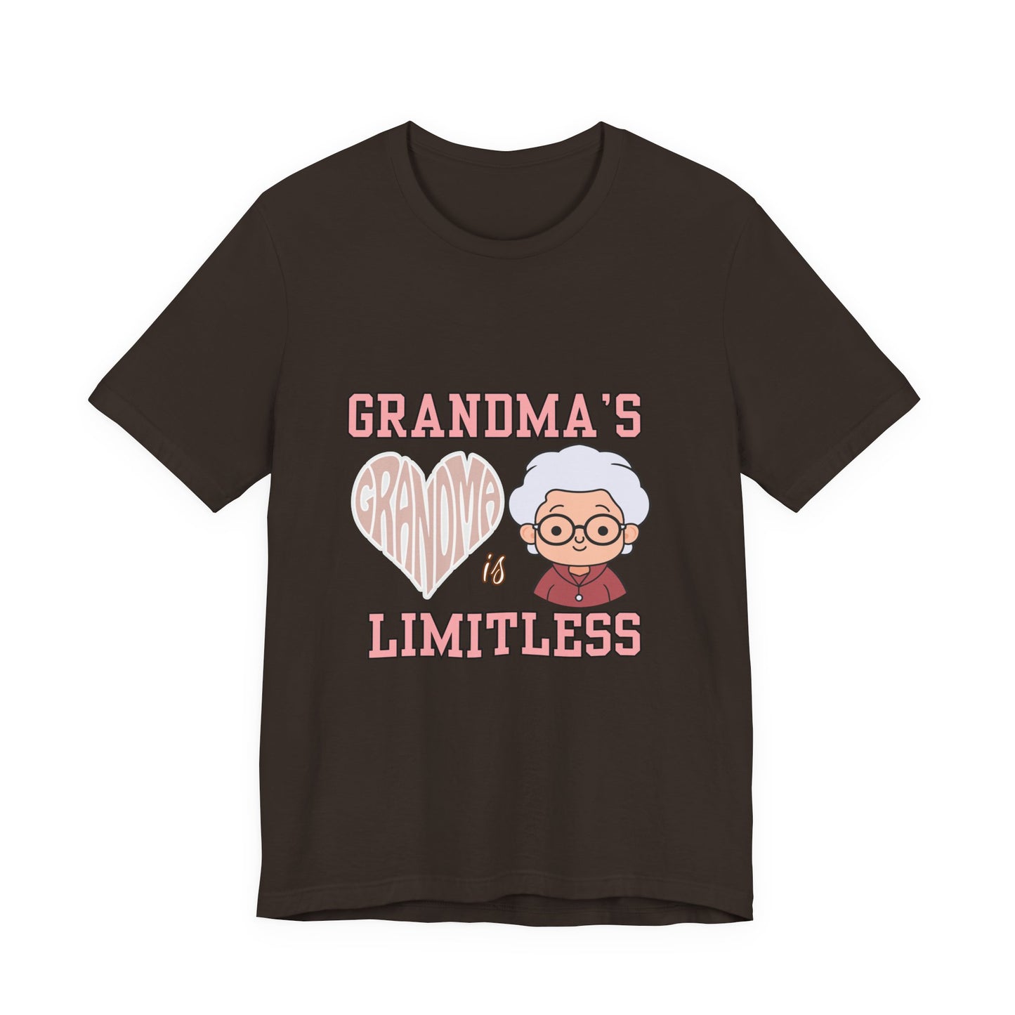 Grandma's Limitless Love Unisex Tee, Cute Grandmother Gift, Family Reunion Shirt, Mother's Day Tee, Comfortable Everyday Wear, [...]