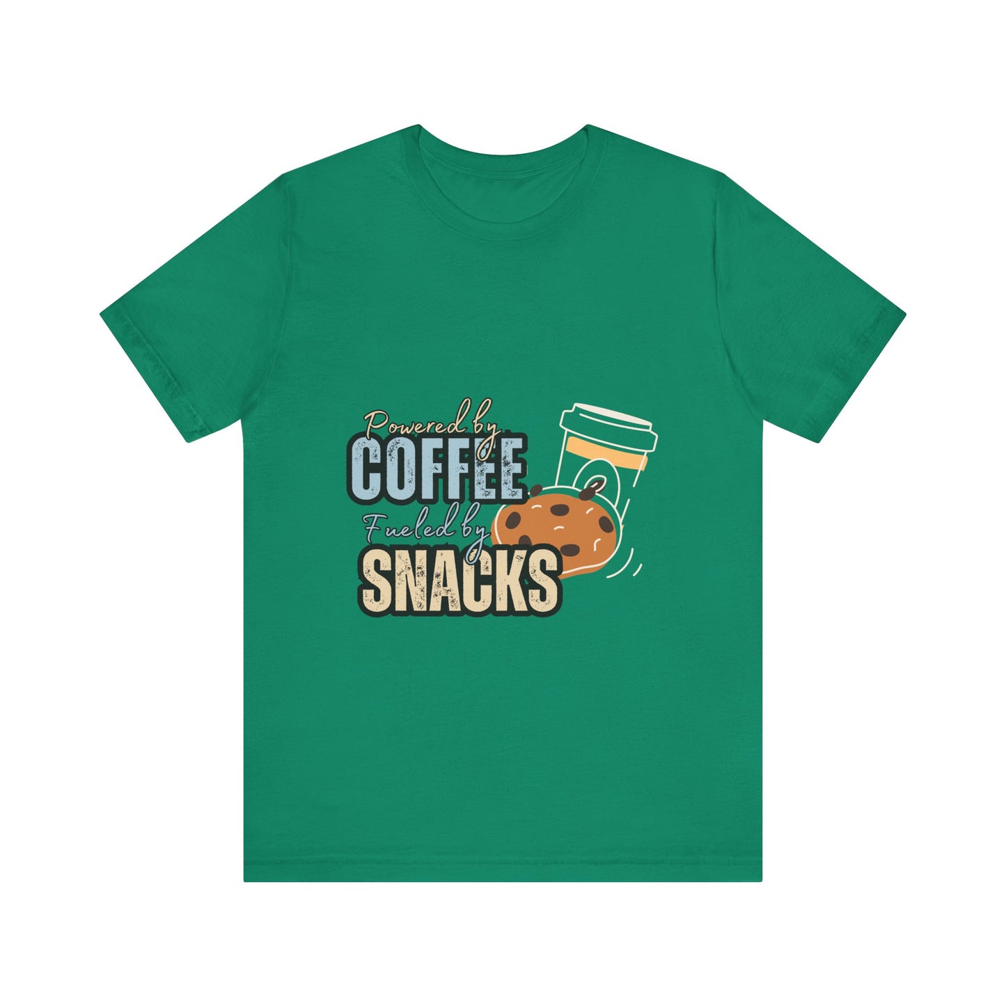 Coffee & Snacks Unisex Tee | Fun Graphic Shirt | Perfect for Coffee Lovers | Kitchen Gift | Foodie Apparel
