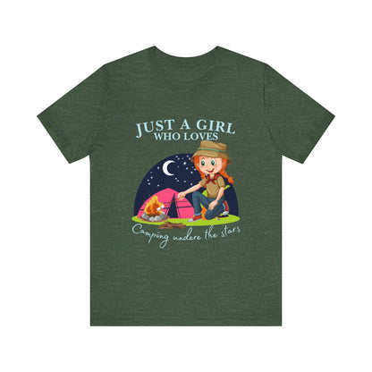 Camping Lover's Tee | Perfect for Outdoor Adventures, Gift for Nature Enthusiasts, Summer Camp, Hiking, Outdoor Activities