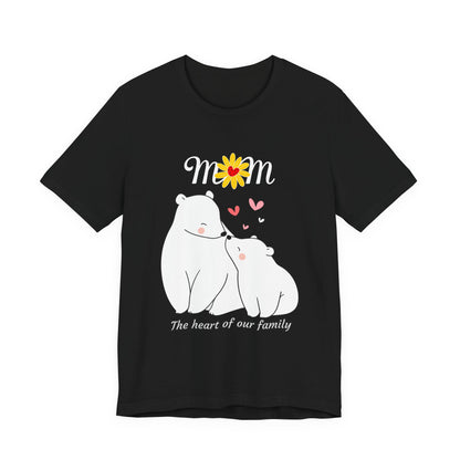 Mom Love Short Sleeve Tee, Cute Mom Shirt, Gift for Mom, Family Tee, Mother's Day Shirt, Mother's Day Gift