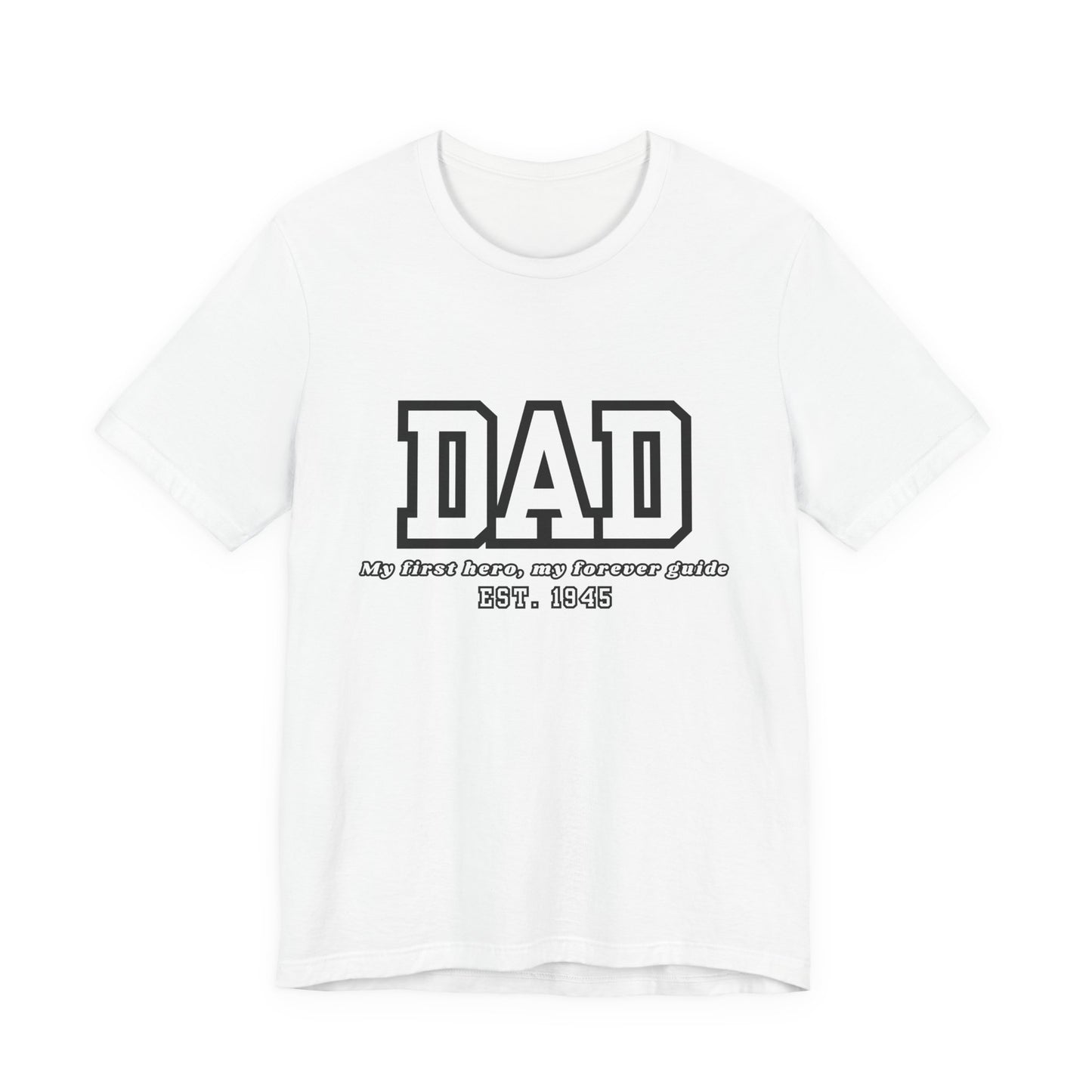 Dad Est. 1986 Unisex Tee - Gift for Father's Day, Birthday Tee, Casual Wear, Family T-Shirt, Dad's Day Out