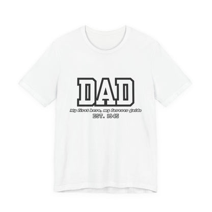 Dad Est. 1986 Unisex Tee - Gift for Father's Day, Birthday Tee, Casual Wear, Family T-Shirt, Dad's Day Out