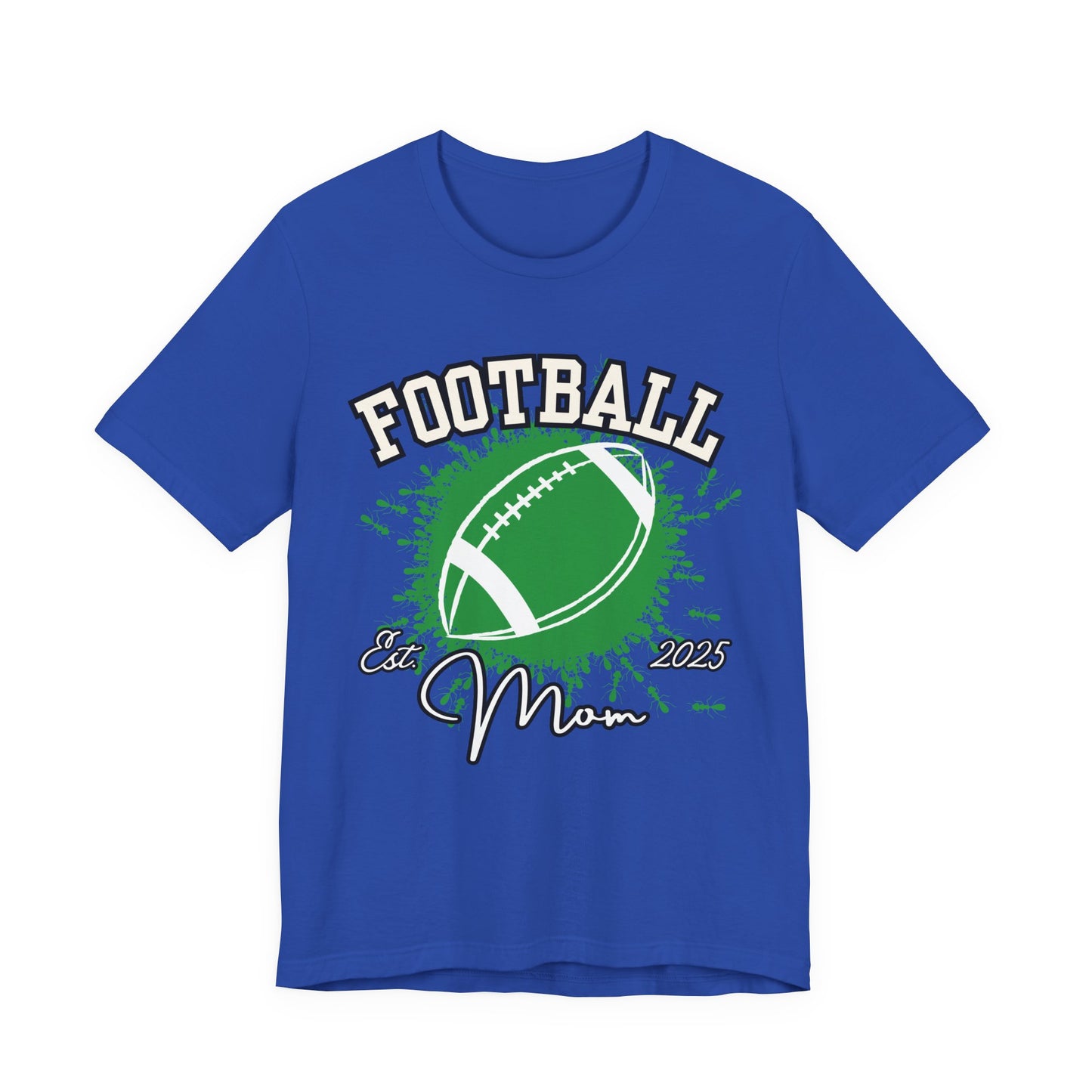 Football Mom Tee, Unisex Short Sleeve T-Shirt, Perfect Gift for Sports Moms, Game Day Apparel, Casual Weekend Wear