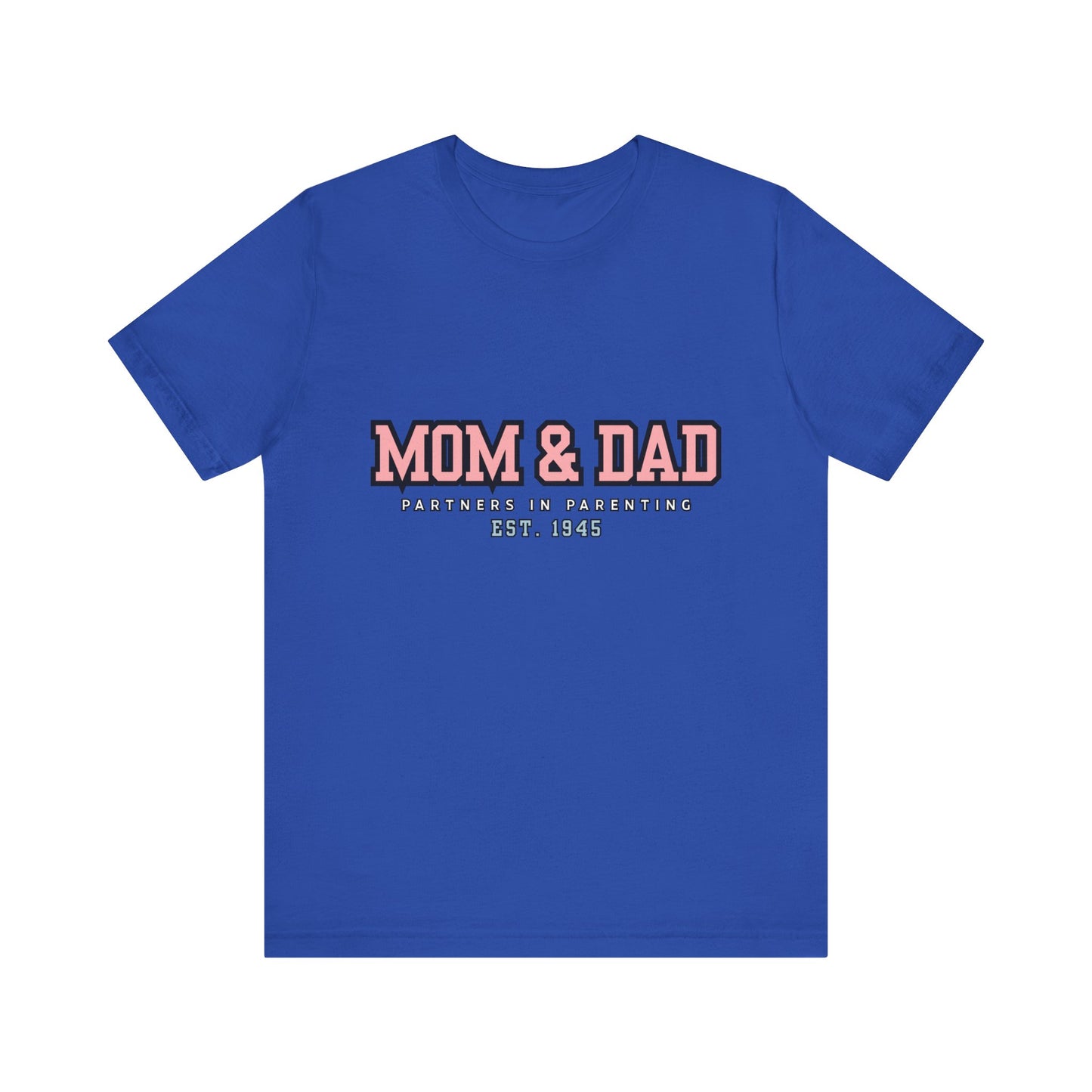 Mom & Dad Partner in Parenting Tee, Family Matching Tee, Parent T-Shirt, Gift for New Parents, Cute Family Shirt, Unisex Graphic Tee