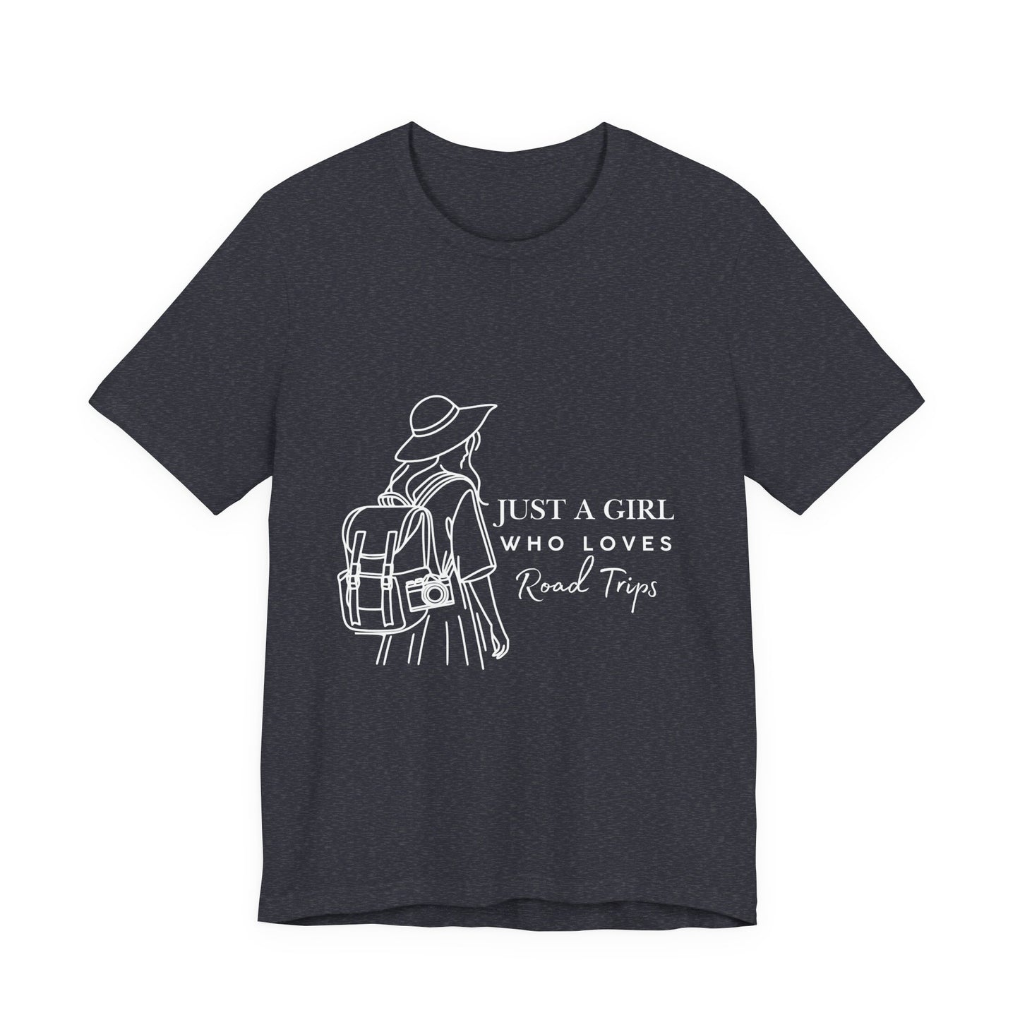 Adventure-Ready Tee for Girls | 'Just a Girl Who Loves Road Trips' | Travel Shirt, Vacation Outfit, Gift for Travelers, Summer [...]