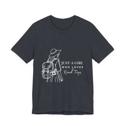 Adventure-Ready Tee for Girls | 'Just a Girl Who Loves Road Trips' | Travel Shirt, Vacation Outfit, Gift for Travelers, Summer [...]