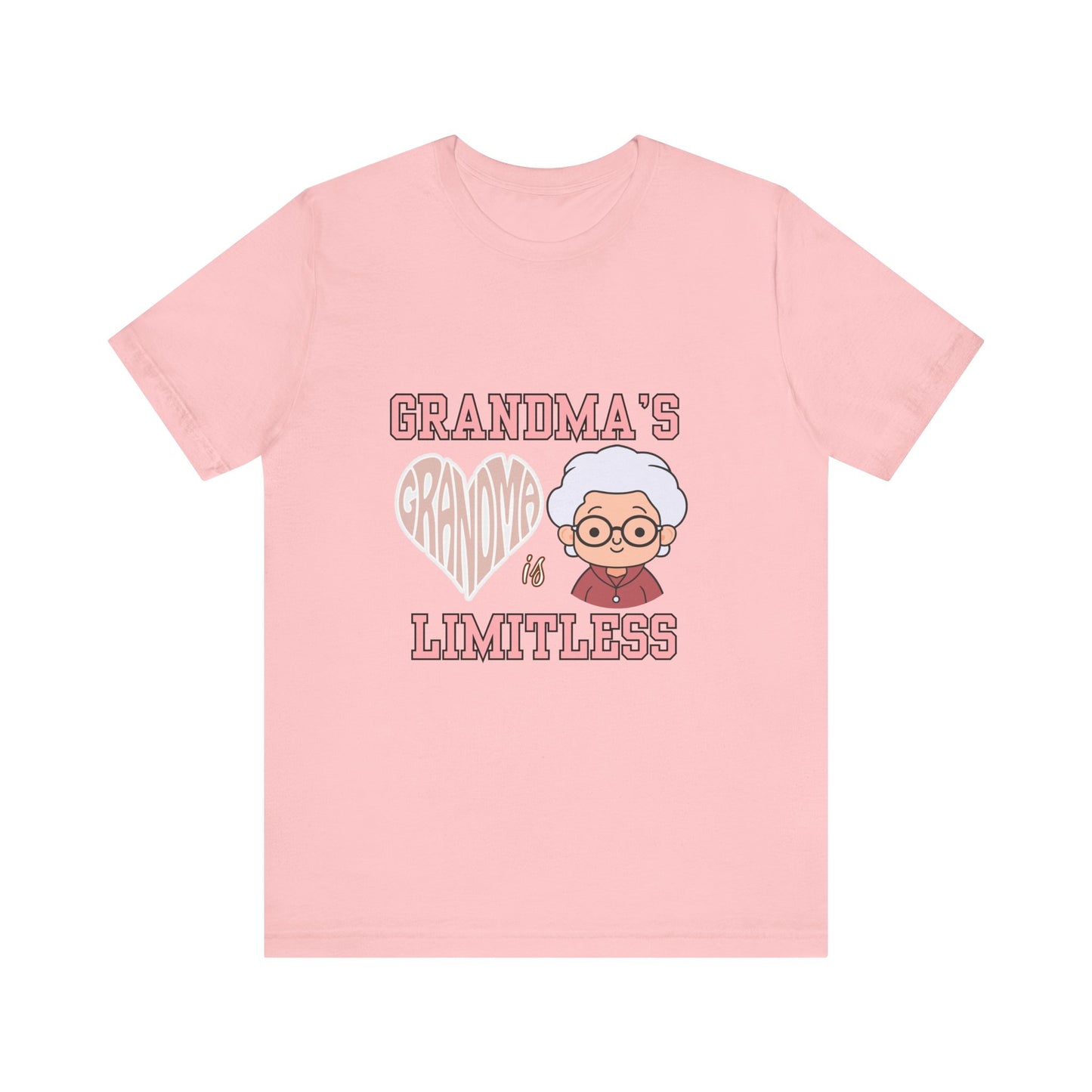 Grandma's Limitless Love Unisex Tee, Cute Grandmother Gift, Family Reunion Shirt, Mother's Day Tee, Comfortable Everyday Wear, [...]