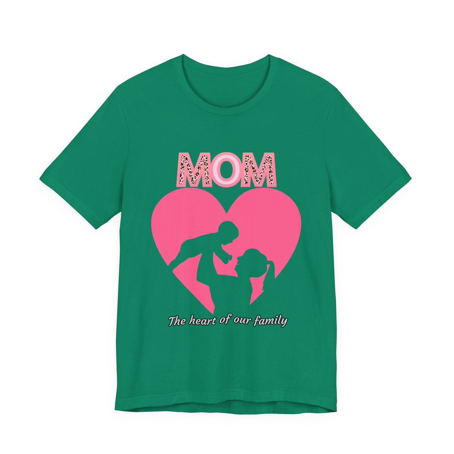 Mom Heart Unisex Tee | Gift for Mom, Mother's Day Shirt, Family Love T-Shirt, Heartwarming Apparel, Cute Mom Gift