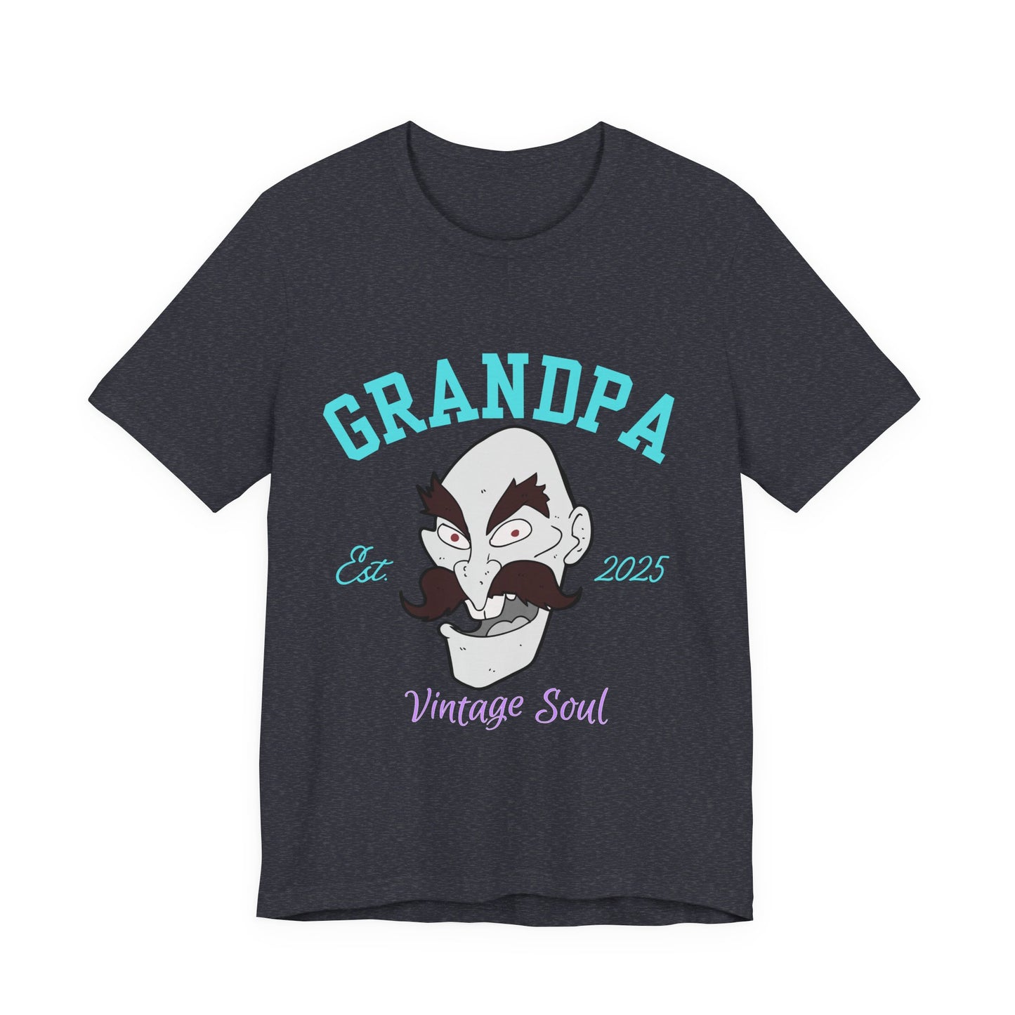 Grandpa Est 2025 Vintage Soul Tee, Funny Grandpa Gift, Unisex T-Shirt, Father's Day, Vintage Style, Gift for Grandpa