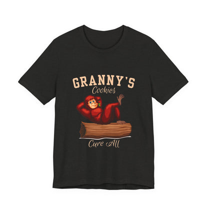 Granny's Cookies Unisex Tee, Cute Cookie Lover Gift, Baking T-Shirt, Funny Foodie Apparel, Family Gathering Shirt, Holiday Gift Idea
