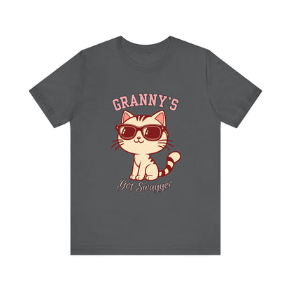 Cool Cat Grandma Tee | Fun Cat Shirt, Gifts for Cat Lovers, Quirky Quote Top, Cat Mom Gift, Casual Wear