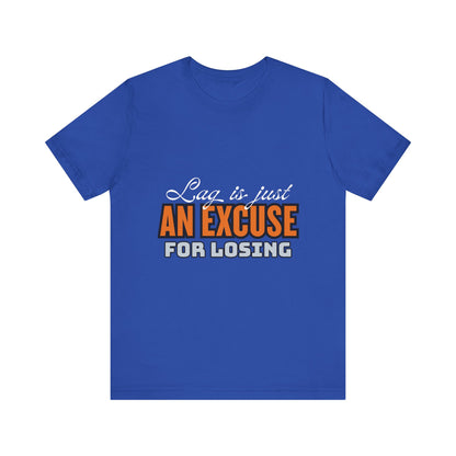 Motivational Fitness Tee, Unisex Jersey Short Sleeve Tee - 'Laziness is just an excuse for losing', Workout Apparel, Gym Shirt, Gift [...]